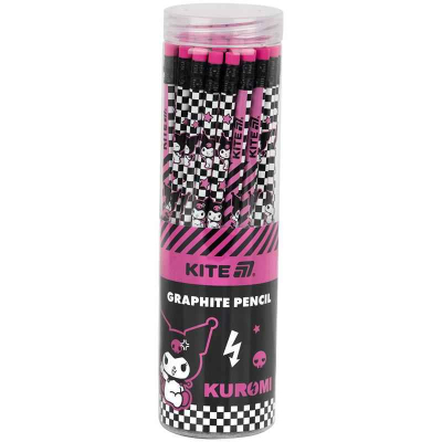 Карандаш графитный с резинкой Kite Kuromi HK25-056-2