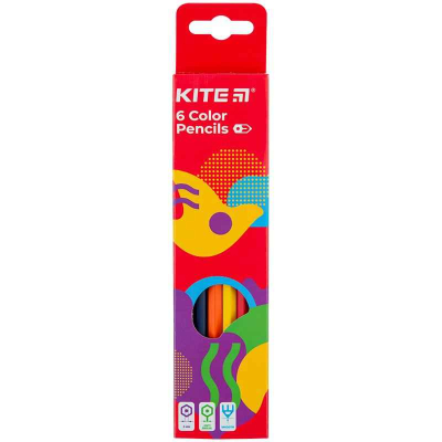 Карандаши цветные Kite Fantasy K22-050-2, 6 цветов