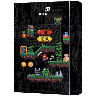 Папка для трудового навчання Kite Pixel Game K25-213-2, А4