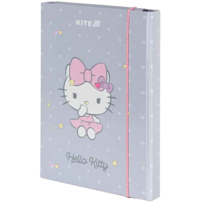 Папка для зошитів на гумці Kite Hello Kitty HK25-210-1, картон
