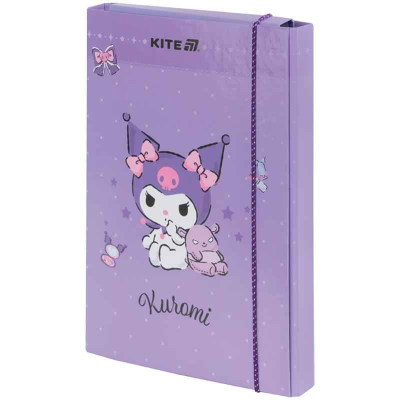 Папка для тетрадей на резинке Kite Kuromi HK25-210-2, картон