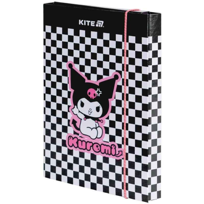 Папка для тетрадей на резинке Kite Kuromi HK25-210-3, картон