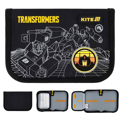 Пенал шкільний Kite Transformers Generations TF25-621 без наповнення,1 відділення, 1 відворот
