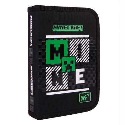 Пенал шкільний Yes Minecraft Game HP-02, 533651 одинарний без клапана