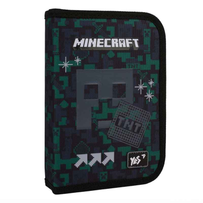 Пенал шкільний Yes Minecraft Watch Out HP-03, 533664 одинарний з клапаном
