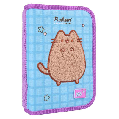 Пенал шкільний Yes Pusheen the Cat HP-02, 533645 одинарний без клапана