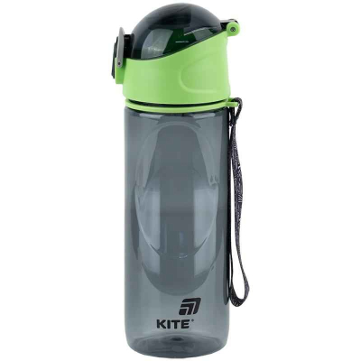 Пляшечка для води Kite K25-400-2, 530 мл, сіра