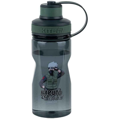 Пляшечка для води Kite Naruto NR25-397, 500 мл, сіра