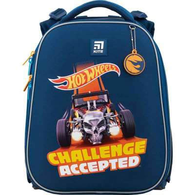 Рюкзак школьный каркасный Kite Education Hot Wheels HW22-531M