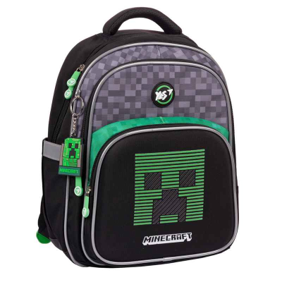 Рюкзак школьный полукаркасный YES Minecraft World S-91, 550006