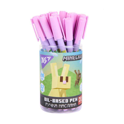 Ручка шариковая Yes Minecraft Spring 412262, синяя