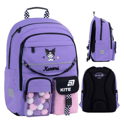 Рюкзак школьный Kite Education Kuromi HK26-584M