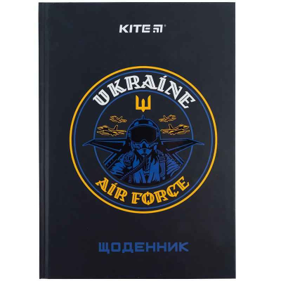 Щоденник шкільний Kite Air Force K24-262-2, тверда обкладинка
