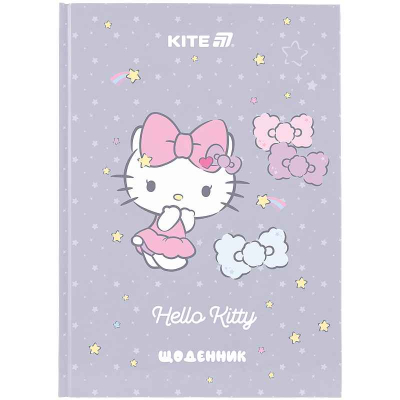 Дневник школьный Kite Hello Kitty HK25-262-1, твёрдая обложка