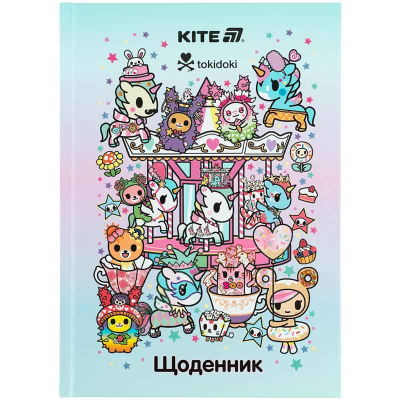 Дневник школьный Kite tokidoki TK25-262, твёрдая обложка
