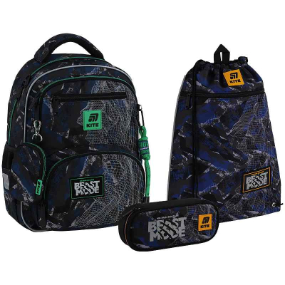 Шкільний набір Kite Beast Mode SET_K25-773M-3 (рюкзак, пенал, сумка)