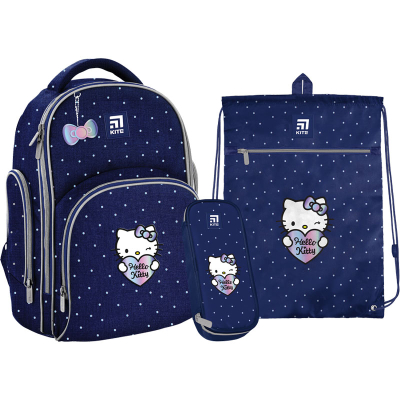 Шкільний набір Kite Hello Kitty SET_HK22-706S (рюкзак, пенал, сумка)