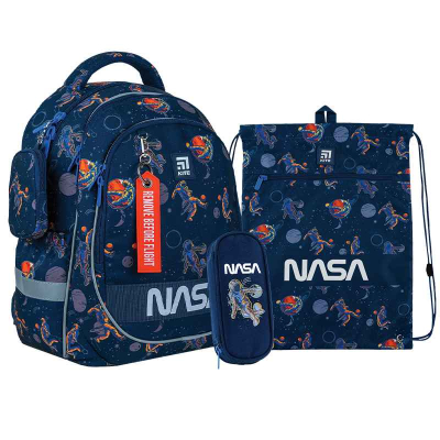 Школьный набор Kite NASA SET_NS24-700M (рюкзак, пенал, сумка)