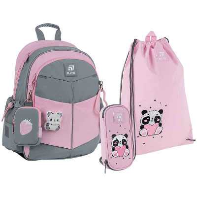 Шкільний набір Kite Panda SET_K25-771S-1 (рюкзак, пенал, сумка)
