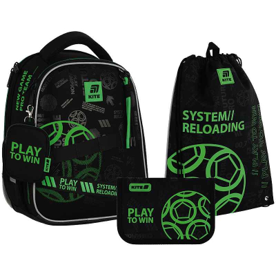 Шкільний набір Kite Play&Win SET_K25-555S-2 (рюкзак, пенал, сумка)