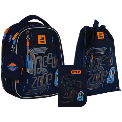 Шкільний набір Kite Speed Zone SET_K25-555S-3 (рюкзак, пенал, сумка)