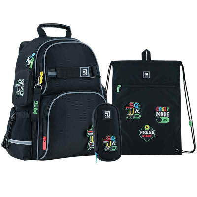 Школьный набор Kite SQUAD SET_K24-702M-3 (рюкзак, пенал, сумка)