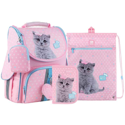 Школьный набор Kite Studio Pets SET_SP24-501S (рюкзак, пенал, сумка)