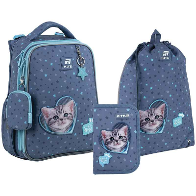 Шкільний набір Kite Studio Pets SET_SP25-531M (рюкзак, пенал, сумка)