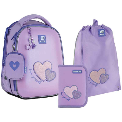 Шкільний набір Kite Sweetheart SET_K25-555S-7 (рюкзак, пенал, сумка)
