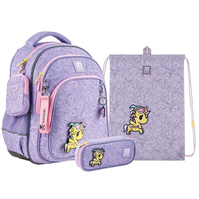 Школьный набор Kite tokidoki SET_TK24-763S (рюкзак, пенал, сумка)