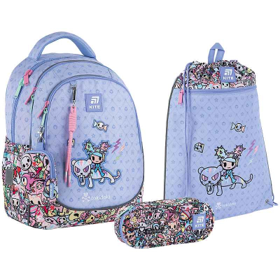 Шкільний набір Kite Tokidoki SET_TK25-700M (рюкзак, пенал, сумка)