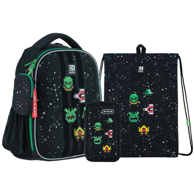 Школьный набор Kite UFO SET_K24-555S-7 (рюкзак, пенал, сумка)