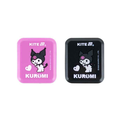 Точилка с контейнером прямоугольная Kite Kuromi HK25-116-2