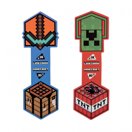 Закладки магнитные YES Minecraft 707829, 2шт