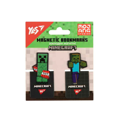 Закладки магнитные YES Minecraft 708397, 2 шт