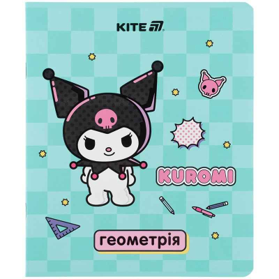 Зошит предметний Kite Kuromi HK25-240-1, 48 аркушів, клітинка, геометрія