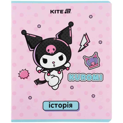 Зошит предметний Kite Kuromi HK25-240-4, 48 аркушів, клітинка, історія