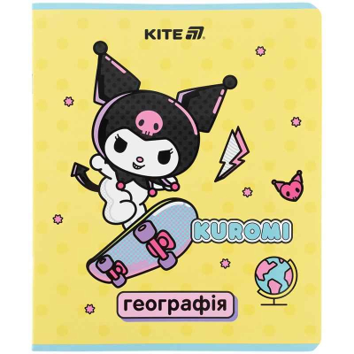 Зошит предметний Kite Kuromi HK25-240-5, 48 аркушів, клітинка, географія