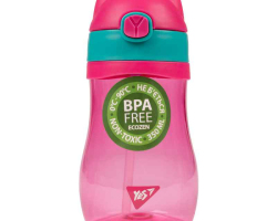 Бутылочка для воды Yes Fusion 708173, 350 мл розовая
