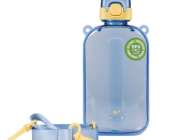 Бутылка-фляга Yes Fusion 708196, 750 мл желто-голубая