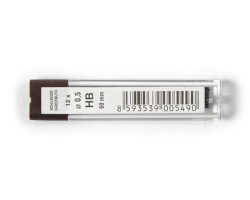 Стержні для механічних олівців KOH-I-NOOR 4152.hb, 0.5 мм НВ