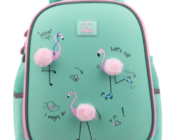 Рюкзак школьный GoPack Education полукаркасный 165S-1 Flamingo