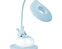 Настільна лампа LED з акумулятором Cloudy Bunny Kite K24-493-1-3, блакитний
